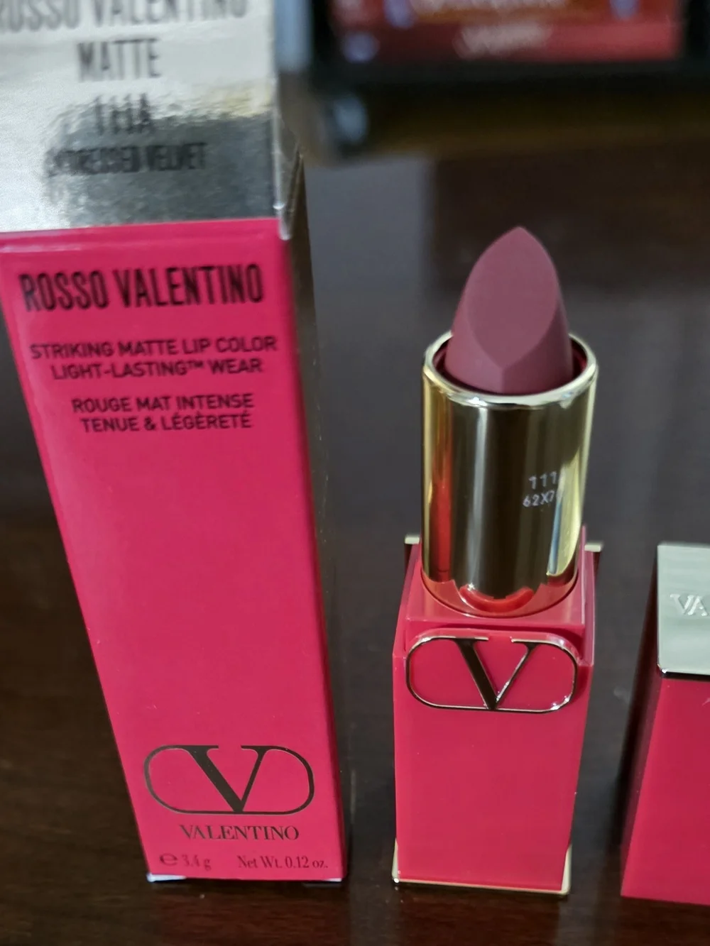 Valentino Matte Lipstick in Deep Red